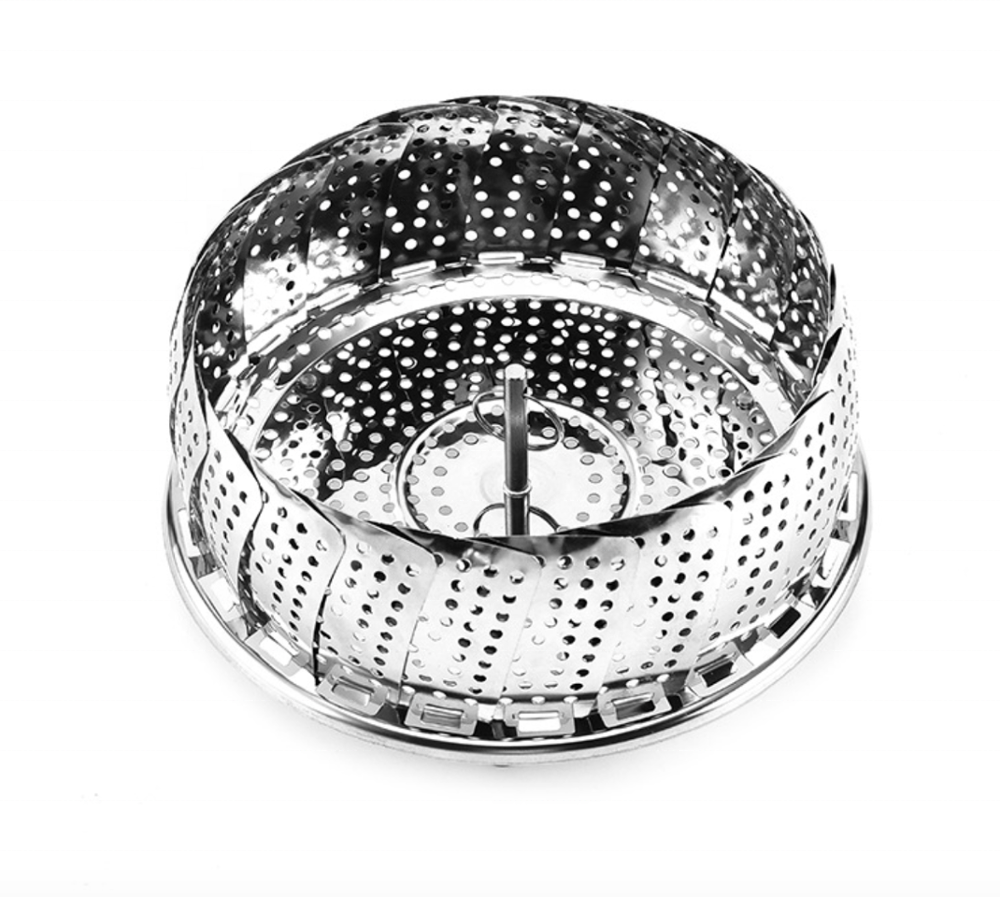 Stainless Steel Steamer Basket Food Steamer Vegetable Steamer Folding Collapsible Basket