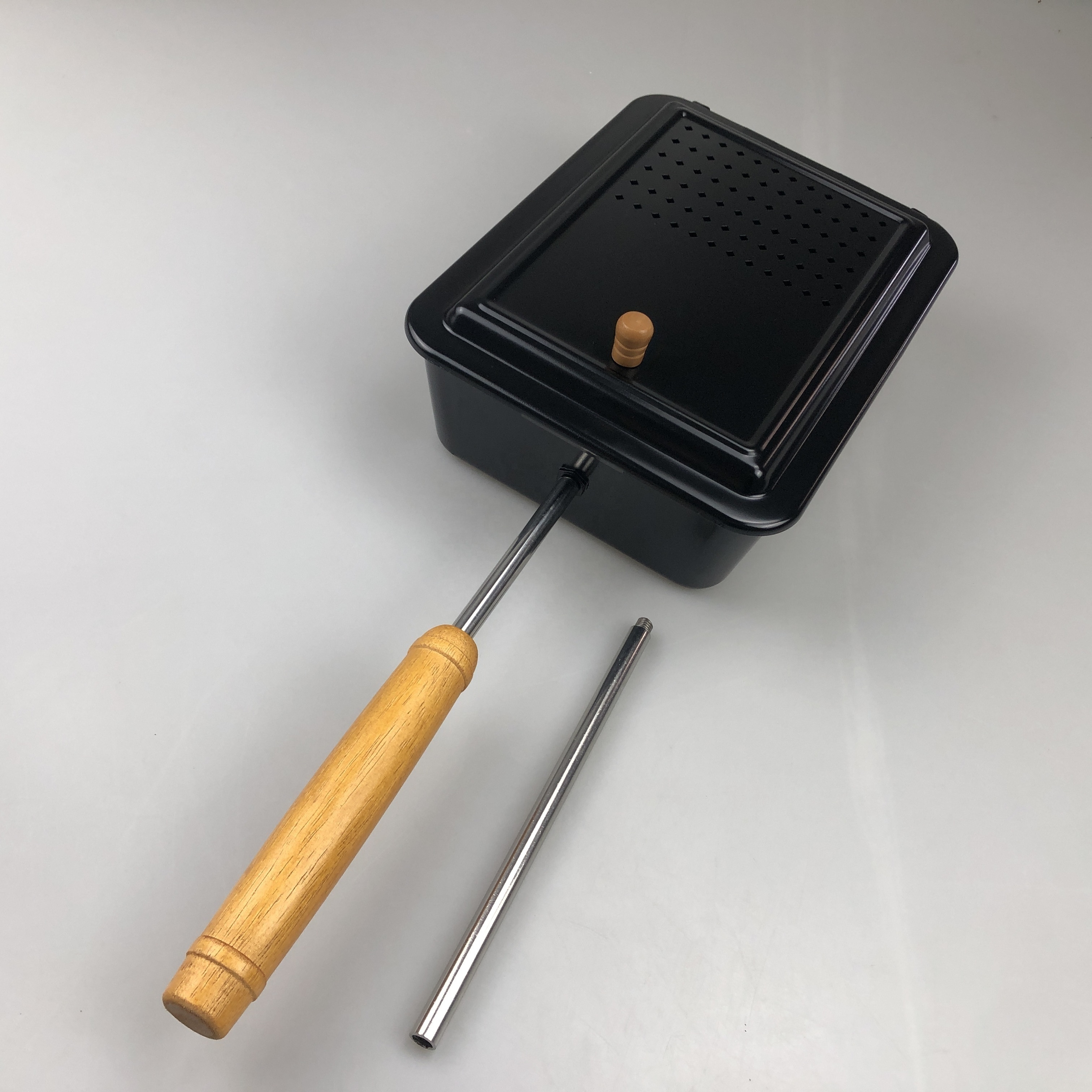 Campfire Non stick carbon steel Popcorn Popper maker