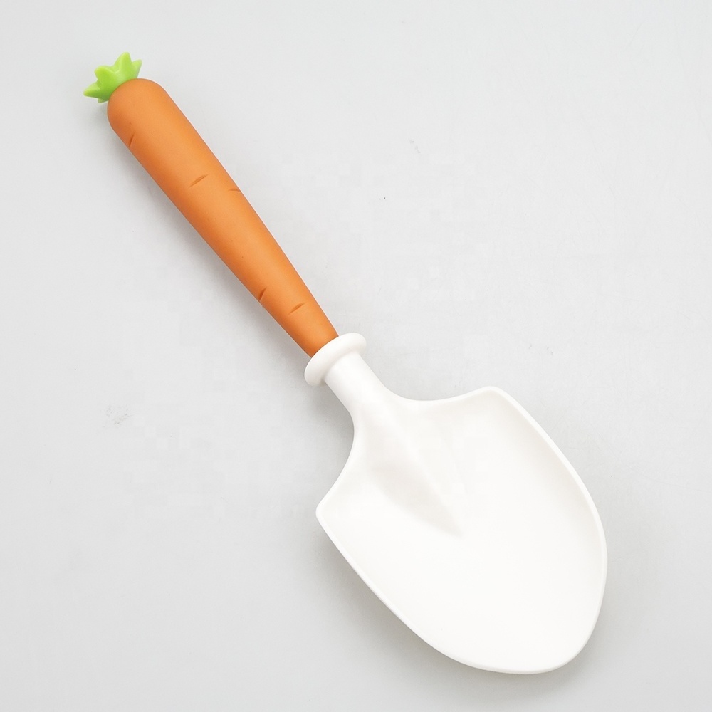 Beach Children Toy Mini Small Hand Shovel Rake Spade  With Carrot Shape Handle Kids Gardening Tools Set