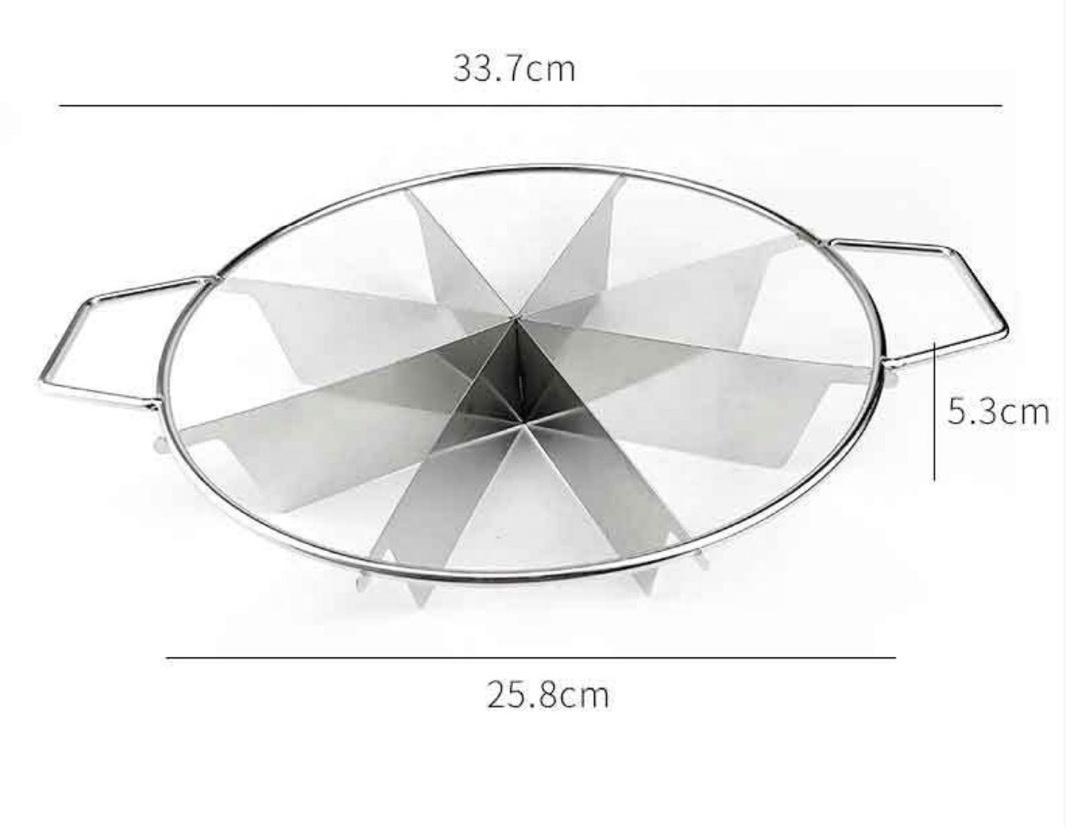 Stainless steel Round Cake Slicer & Pie Slicer Marker Set