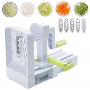 Top Seller Kitchen Accessories 6 in 1 Food Cutter Veggie Onion Chopper Mandoline Slicer Vegetable Spiral Slicer