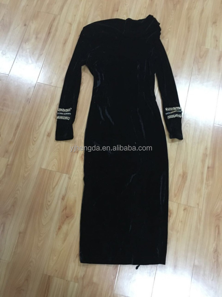 high quality velvet used clothing second hand ladies clothing in bales mixed second hand clothes bales bulk sexy bags