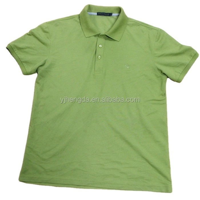 Used Summer Men Polo T-shirts round neck mixed Wear In Bales Wholesale Used Clothing