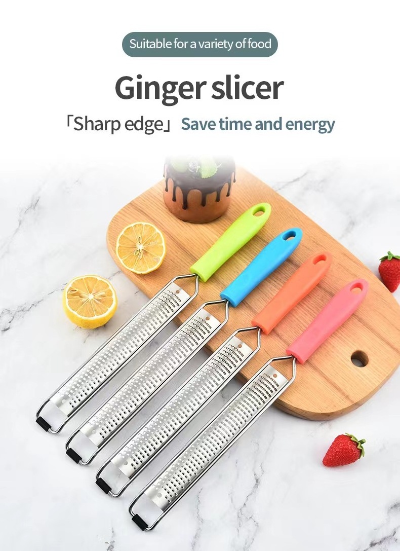 Vegetable Slicer Cucumbers Carrots Cheese Stainless Steel Cheese Graters Lemon Including Cleaning Brush For Kitchen