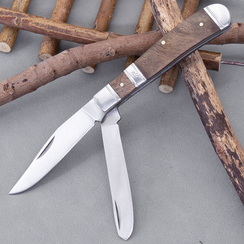 Rust proof double blade pocket camping garden grafting knives folding grafting knife