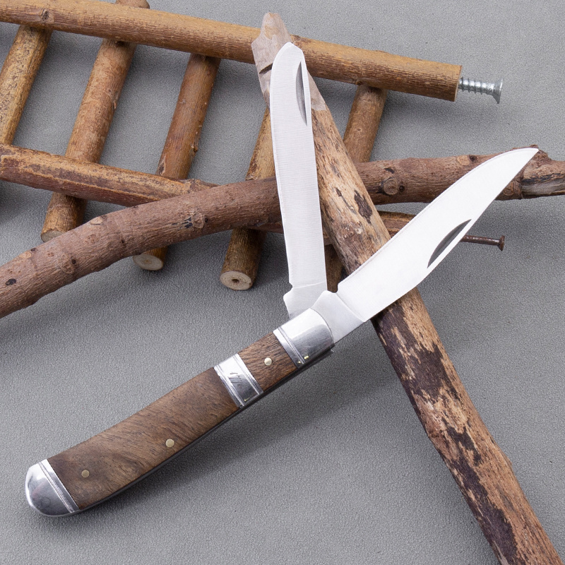 Rust proof double blade pocket camping garden grafting knives folding grafting knife