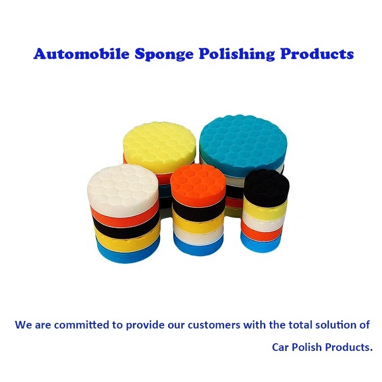 M14 5''Car Accessories Sponge Foam Buffing Pad Set car sponge for car waxing and polishing