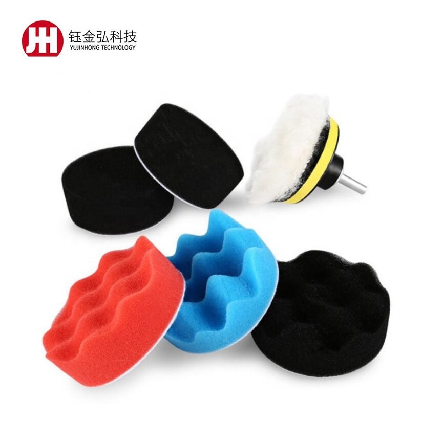 M14 5''Car Accessories Sponge Foam Buffing Pad Set car sponge for car waxing and polishing