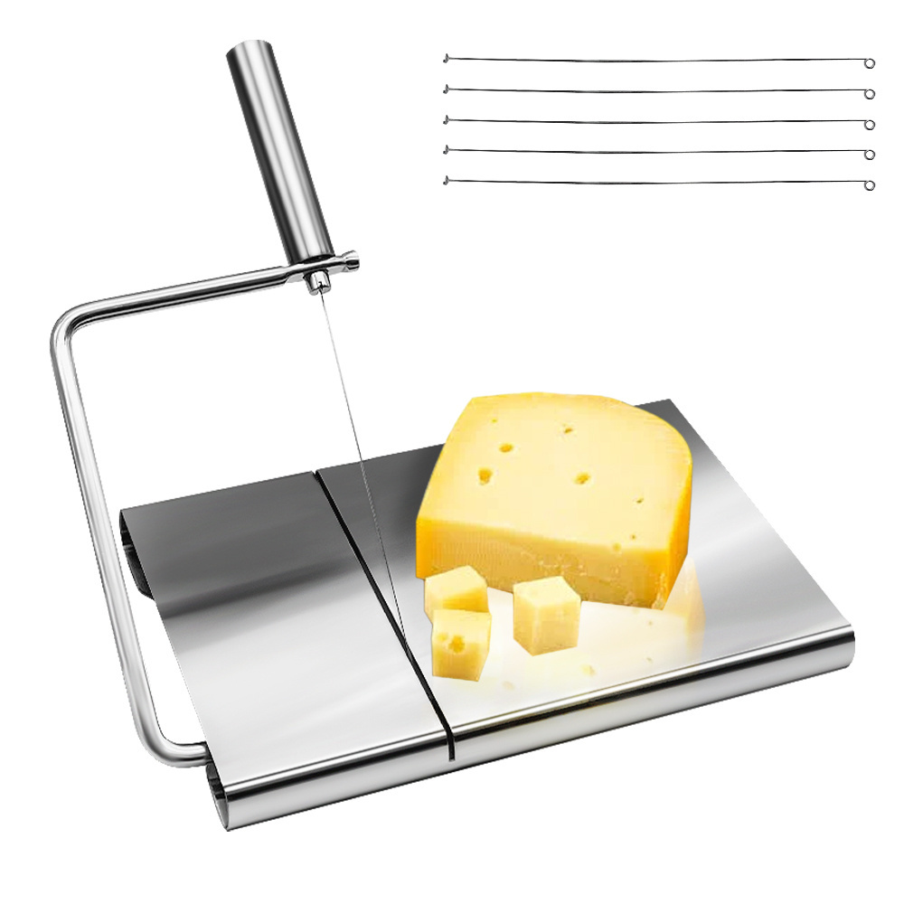 Multipurpose Cheese Slicer Board & Food Cutter Stainless Steel Cheese Slicer Board cheese cutting board