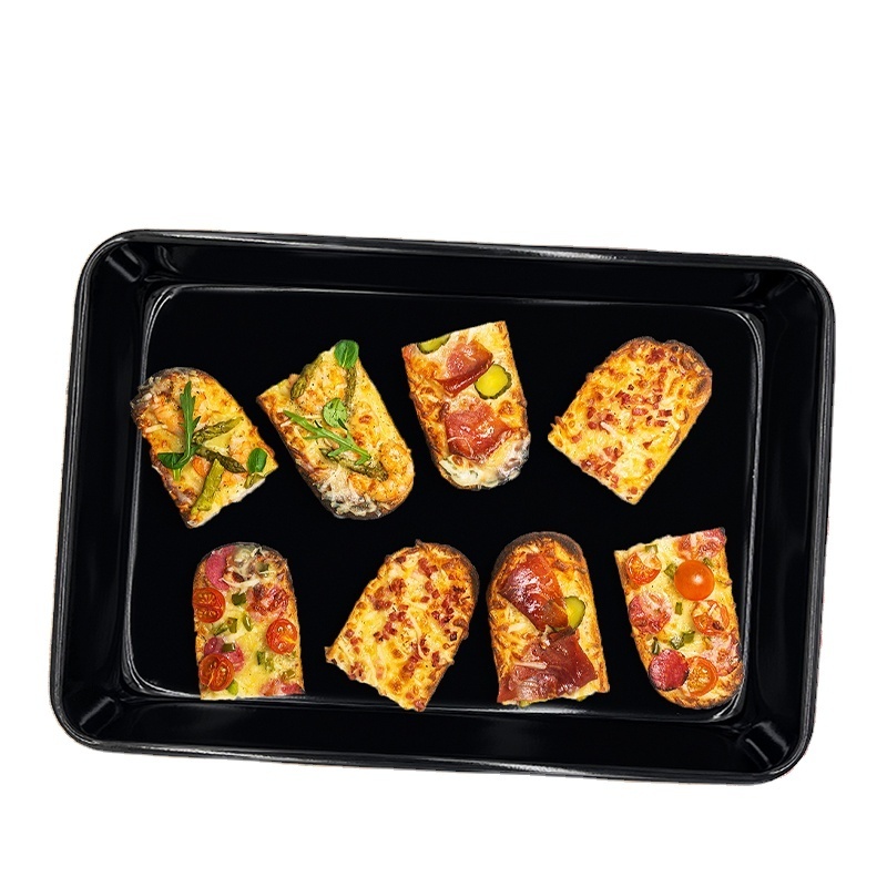 High Quality Custom Square detroit pizza pan baking tray stainless steel pizza pan