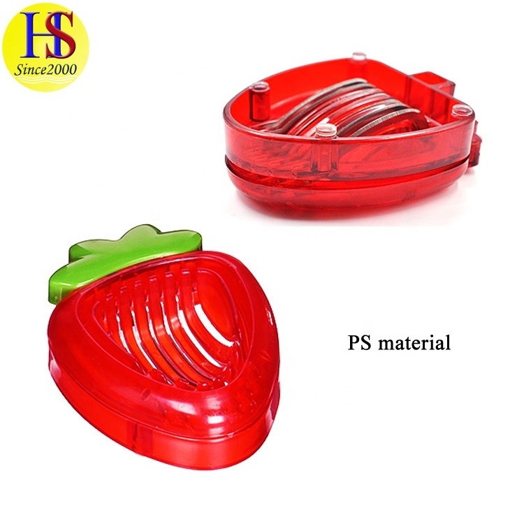 Hot Selling Multi-functional Stainless Steel 430 Blade Strawberry Slicer And Huller for Kitchen Cutting