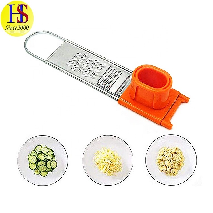 Professional Colorful Stainless Steel Garlic Ginger Cheese Grater Shredder for Kitchen