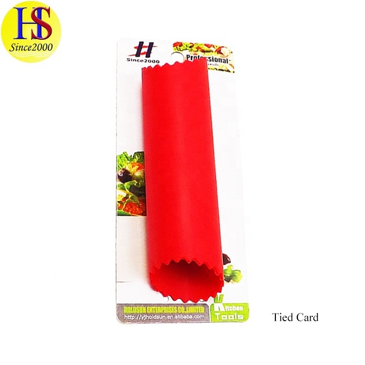 Wholesale Flexible Food Grade Silicone Garlic Peeler Tube for Peeling Press