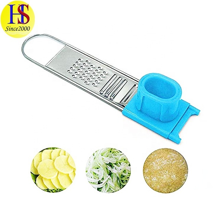 Professional Colorful Stainless Steel Garlic Ginger Cheese Grater Shredder for Kitchen