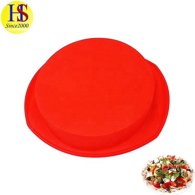 Custom Color And Logo Multi-functional Large Round Silicone Cake/Meat Pie/Pancake Mold