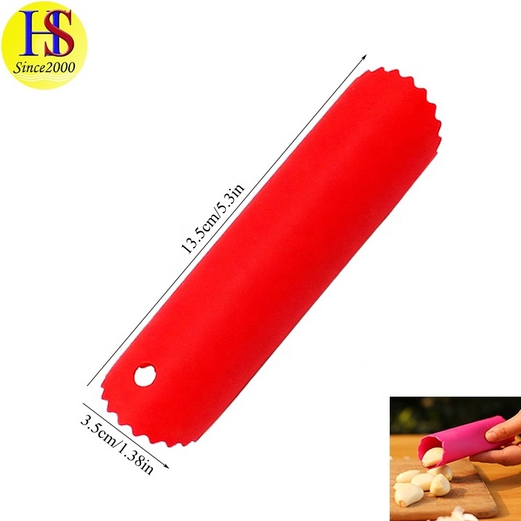 Wholesale Flexible Food Grade Silicone Garlic Peeler Tube for Peeling Press