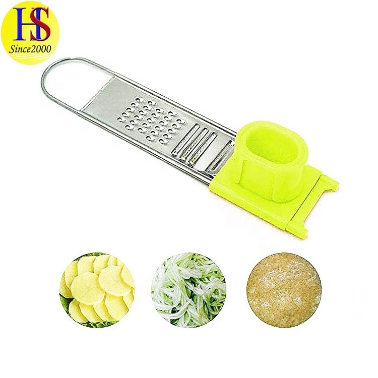 Professional Colorful Stainless Steel Garlic Ginger Cheese Grater Shredder for Kitchen