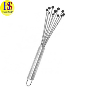 New Design Kitchen Stainless Steel Hand Power Whisk Rotating Egg Beater