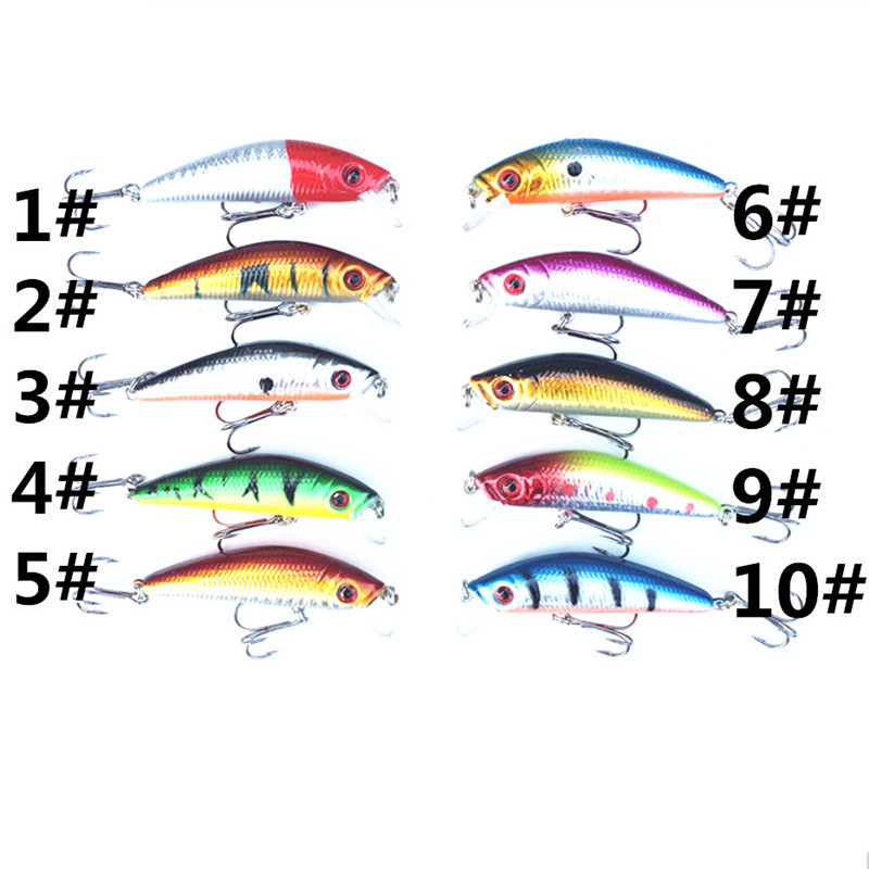 7CM 8G Fishing Lure Set Fishing Hard Bait Mini Minnow Floating Swing Crankbait Crazy Wobblers Artificial Bionic Crank Lures