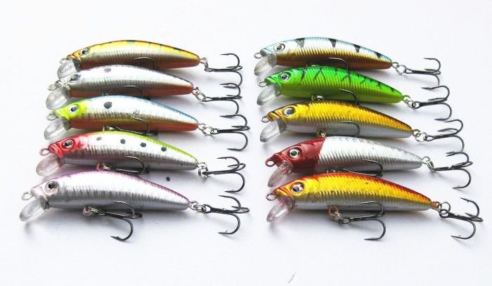 7CM 8G Fishing Lure Set Fishing Hard Bait Mini Minnow Floating Swing Crankbait Crazy Wobblers Artificial Bionic Crank Lures