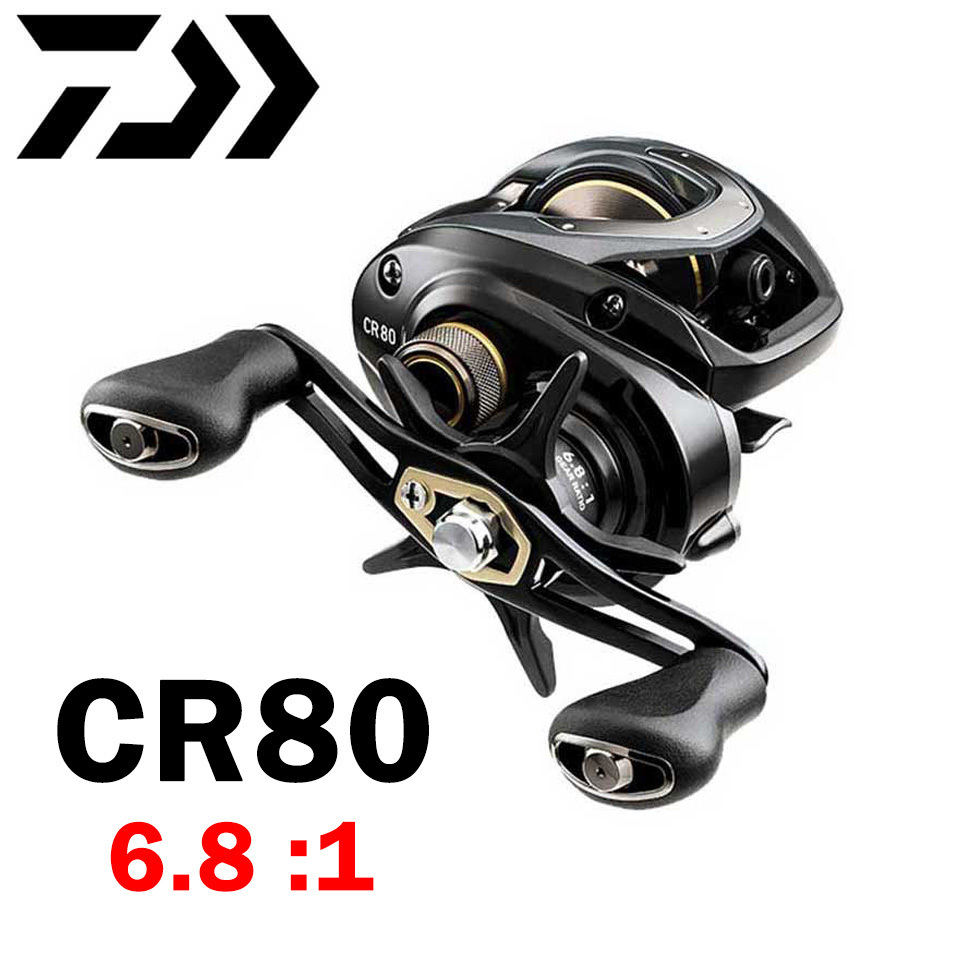 Original Daiwa CR80H CR80HL CR80HS CR80HSL Fishing Wheel Long Cast Reel Saltwater Baitcasting Fishing Reels