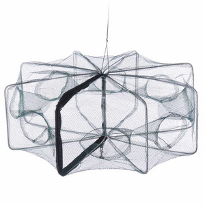 Hot Sale 6-10 Foldable Automatic Shrimp Cage  Cast Net Cast Folding Fish Net For Aquarium