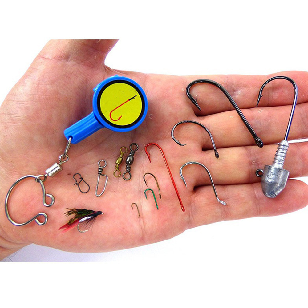 Fishing Knot Tying Tool Protect from Fish Hooks Tie Fishing Knots Easily Gadgets for Beginner Anglers Nail Knot Tool