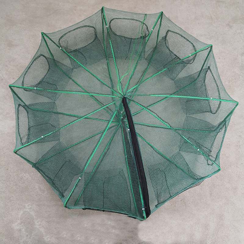 Hot Sale 6-10 Foldable Automatic Shrimp Cage  Cast Net Cast Folding Fish Net For Aquarium