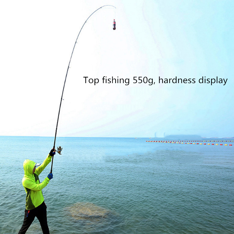 High quality 2.1-5.4m ultralight telescopic reel combo surf carp fishing rods