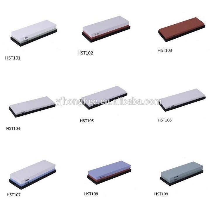 Japanese knife Water stone Double face Aluminium Oxide Whetstone 400 1000 3000 6000 8000 grit kitchen knife Sharpening Stone