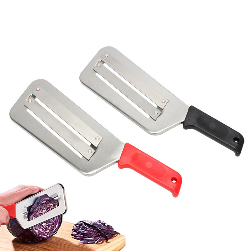 Stainless steel double blade planer cabbage planer potato slicer kitchen tool cabbage spiral peeler