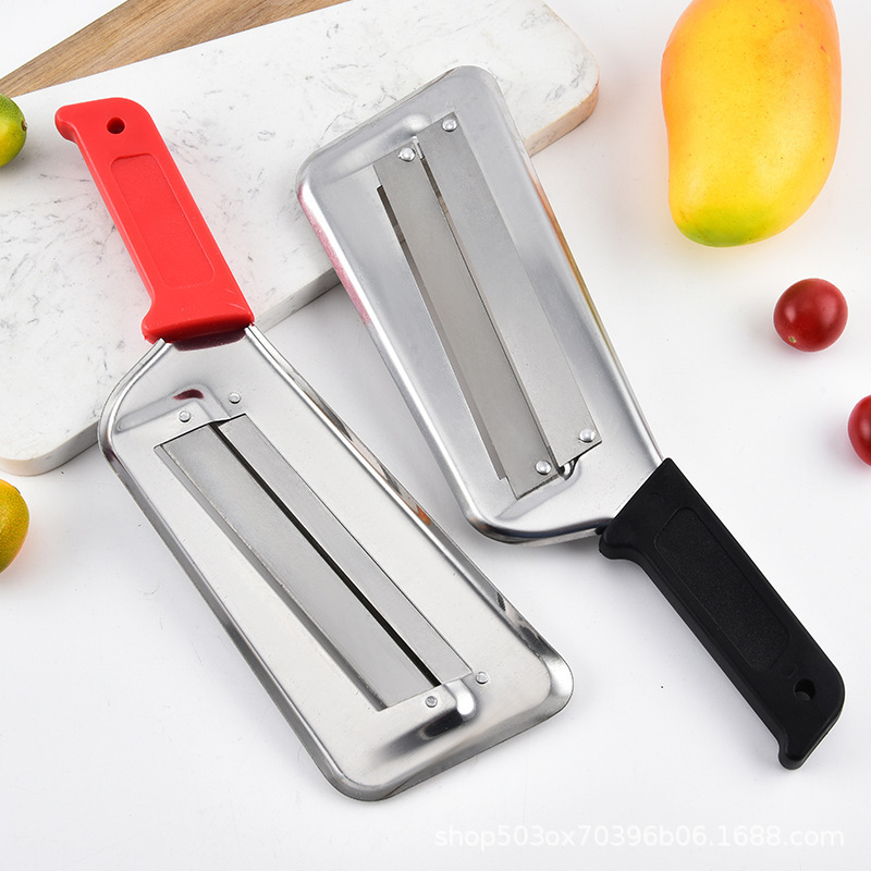 Stainless steel double blade planer cabbage planer potato slicer kitchen tool cabbage spiral peeler