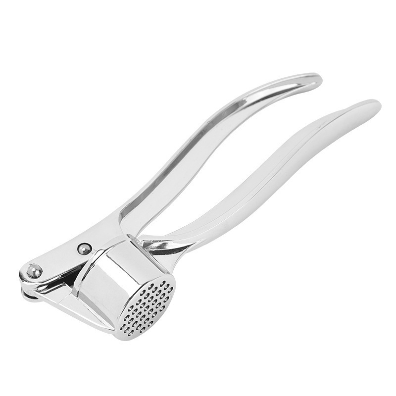 Professional Handheld Manual Kitchen Vegetable Gadgets Stainless Steel Zinc Alloy Mincer Powder Crusher Peeler Garlic Press