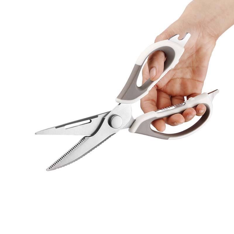 Stainless Steel Kitchen Scissors Multipurpose Food Shears with Cover Heavy Duty Sharp for Cooking and Food Preparation