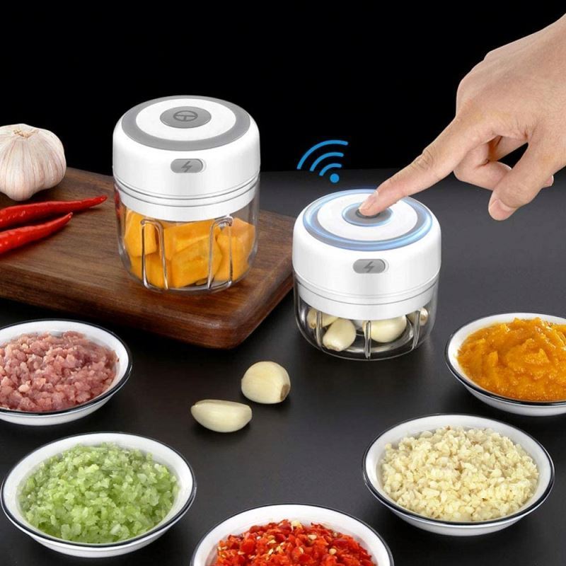 Wireless Mini Electric Garlic Masher Vegetable Fruit Meat Mini Garlic Chopper Food Blender