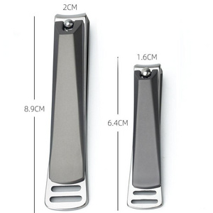 Wholesale stainless steel large nail clippers Manicure tools Nail clipper set stainless steel