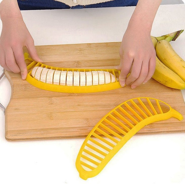 Banana Slicer Fruit Separator Food Grade Banana Cutter Slicer