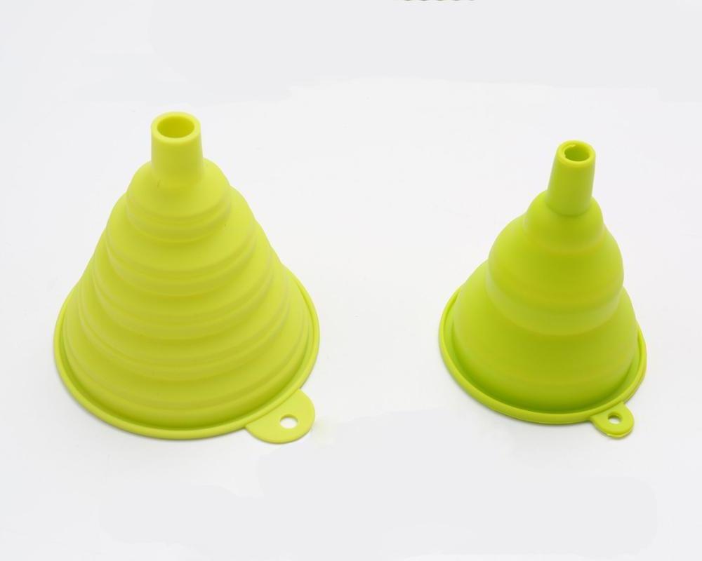 Collapsible Food Grade Silicone Kitchen Tool Retractable Funnel