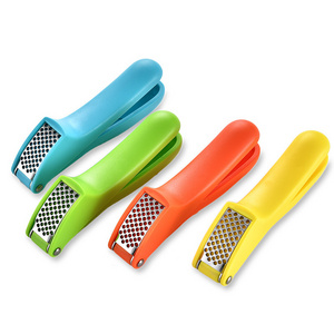 Stainless Steel Manual Garlic Press Plastic Multifunctional Garlic Press Kitchen Tools