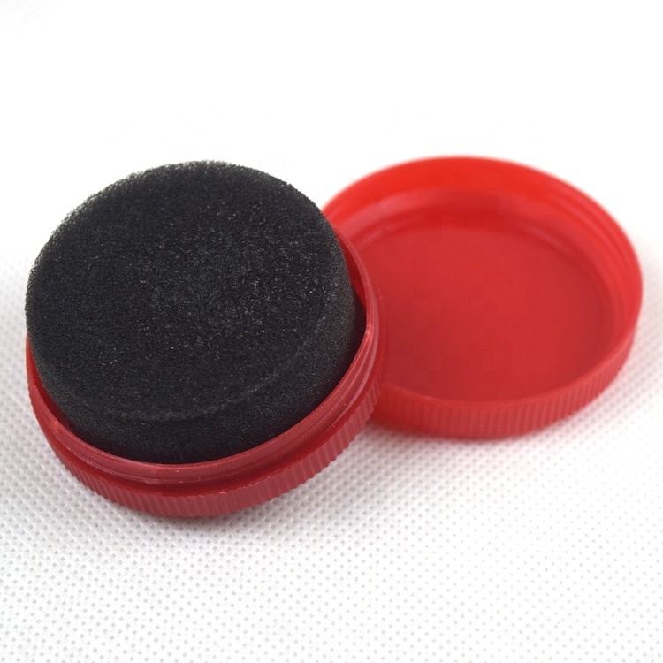 Hot Selling Red Plastic Round Shoe Polish Sponge