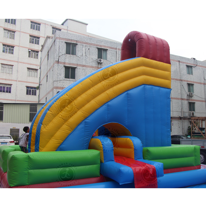 PVC Large  Inflatable Water Slide Toboggan Dry Stair Slide for Sale