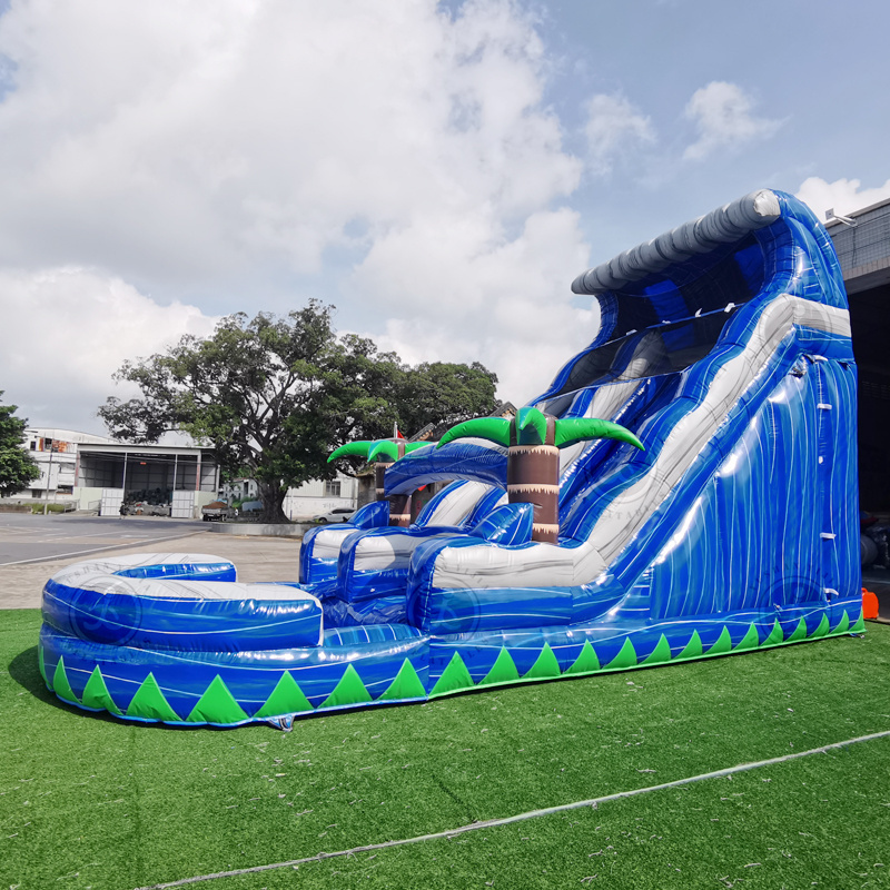 Hot sale popular custom cheap jumper huge outdoor giant kids commercial park for child 30 foot wholesale inflatable water slide