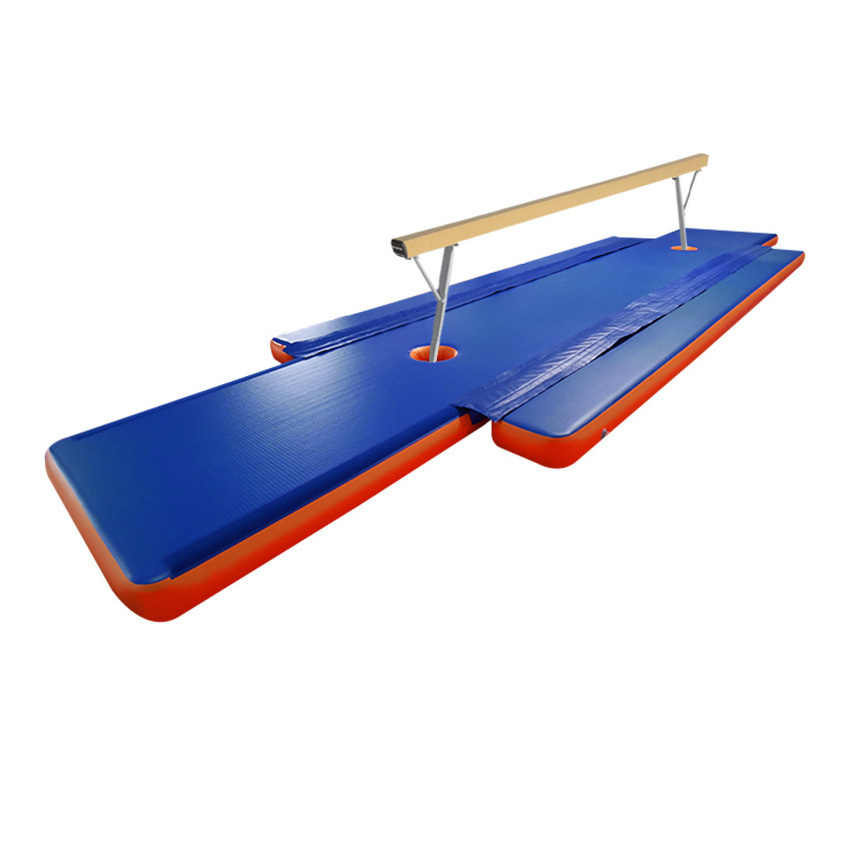 Gymnastics Uneven Bars System With Landing Mat For Sale