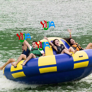 Best 5-6 Person  Ski tubes inflatable crazy towable ufo disco boat for water games