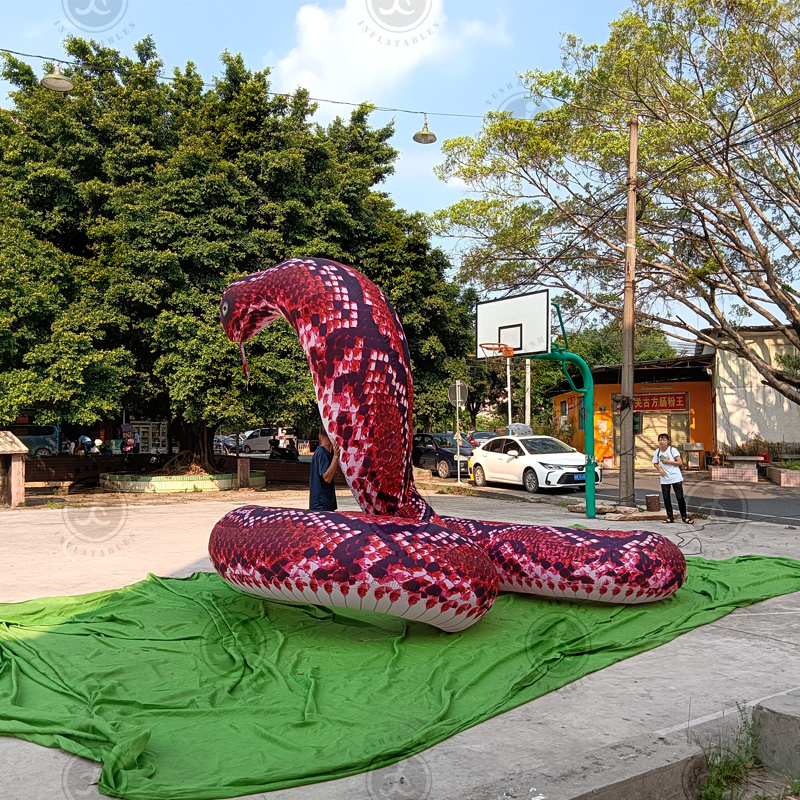 Hot Sale Giant Inflatable Snake  3M Long Big Snake For Advertising