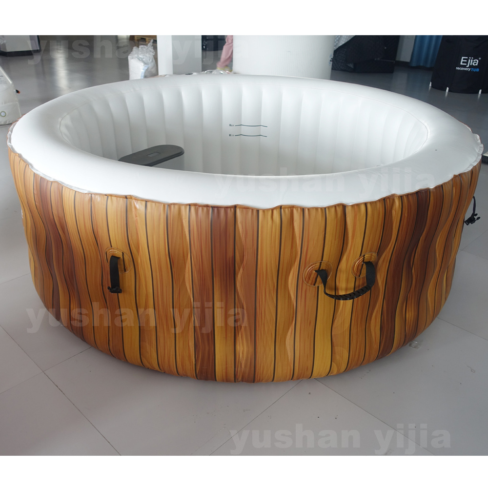 2024 Good Quality  Inflatable Hot Tub Pvc With Filter Led Light Swim Spa Jacuzzi outdoor Spa