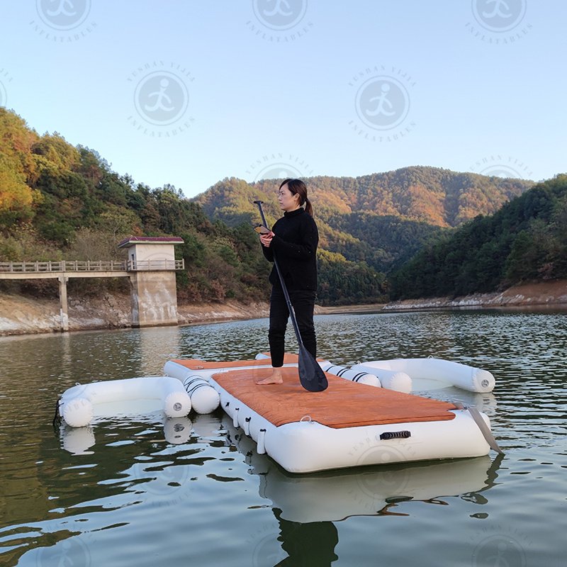 inflatable dock deck inflatable floating platform for Jetski, Sup Paddle Board, sea bob, kayak