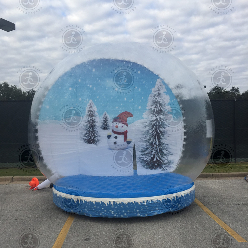 Inflatable Christmas Snowball Inflatable Clear Snow Globes Ball For For Take Photos