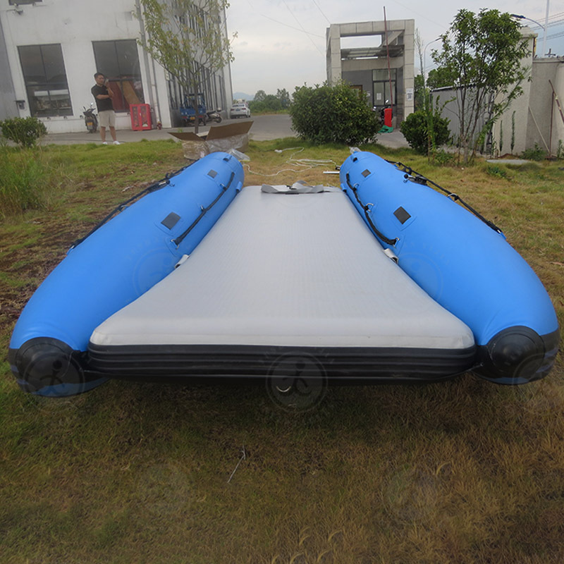 Fishing High Speed Inflatable Catamaran Boat Thundercat Inflatable Boat For Sale