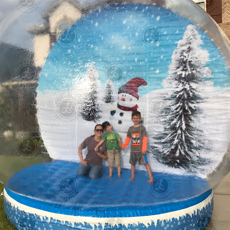 Inflatable Christmas Snowball Inflatable Clear Snow Globes Ball For For Take Photos